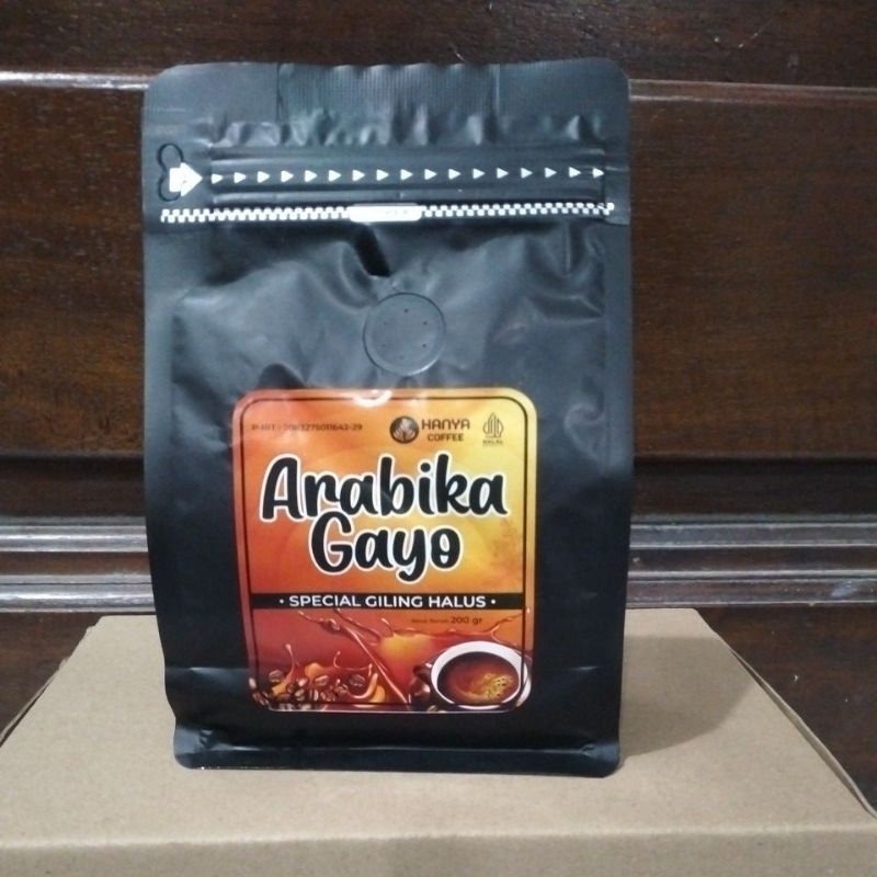 

KOPI ARABICA GAYO (Giling Halus) - 100 gr - Hanya Coffee