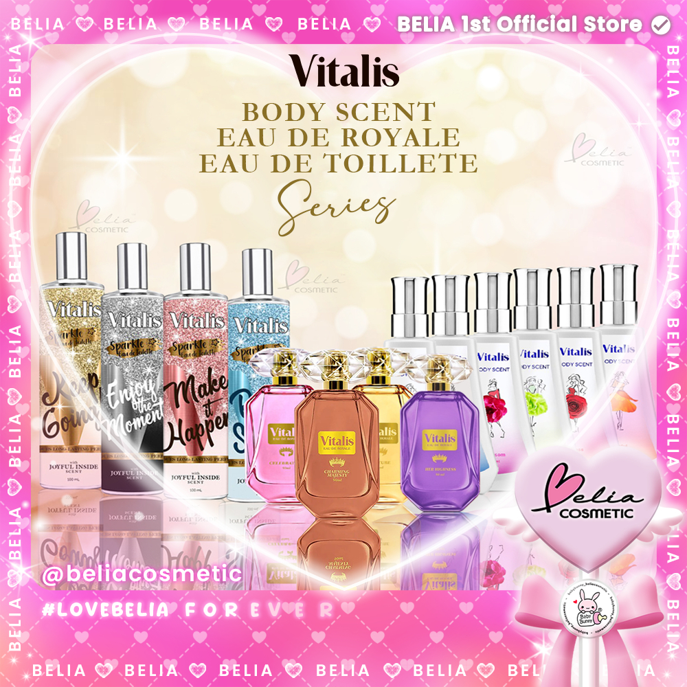 ❤ BELIA ❤ VITALIS Body Scent Spray 120mL | Eau De Royale 50ml | Parfum Wanita luxurious Fragrance