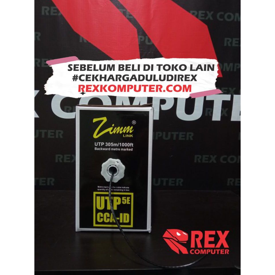 KABEL LAN ZIMLINK UTP CAT 5 1ROLL