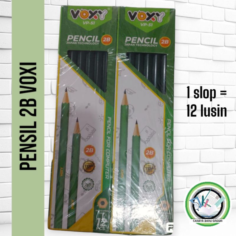 

Pensil 2b voxi 1 slop isi 12 lusin
