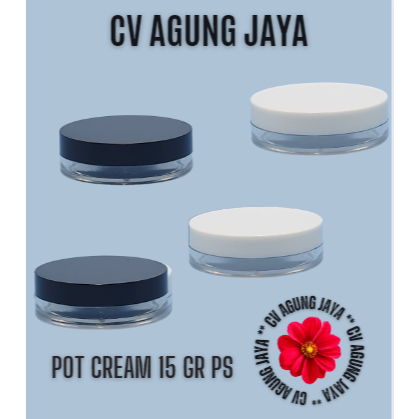 Pot Cream 15 Gr Ps / Pot Acrilic / Pot Cream Acrilic / Pot Kosmetik / Pot Salep / Pot 15 Gr