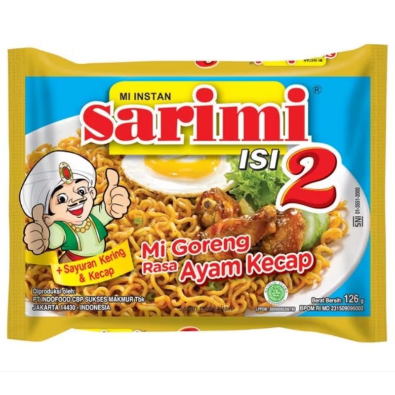 

SARIMI ISI 2 MIE INSTANT JUMBO JAJAN CIKI PERMEN SNACK BUMBU INSTANT MURAH BANJARMASIN KALIMANTAN KALSEL | RUMIFY_