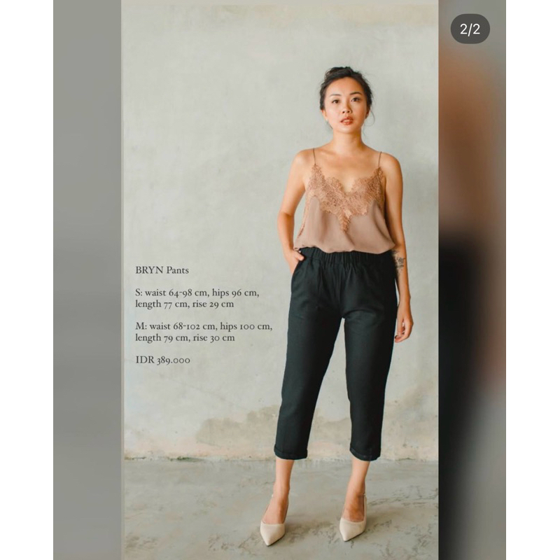 Eunoia brynn pants black S (PL)