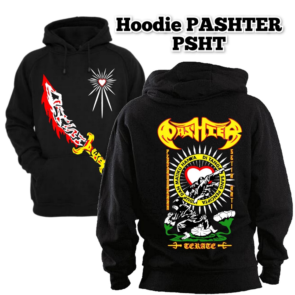 JAKET HOODIE PSHT  SABLON PASHTER DISTRO TERBARU KEREN MURAH - JEMPER SH TERATE - SWEATER COWOK
