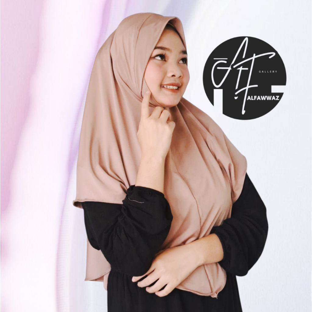 Hijab Instan Syari Dagu Premium Jilbab Syari Kerudung Syari Instan