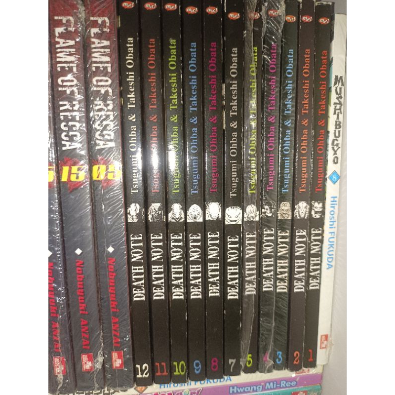Komik Death Note 1-12 end kondisi KOLPRI SANGAT MULUS bahkan ada yang SEGEL, terbitan asli ORI GRAME
