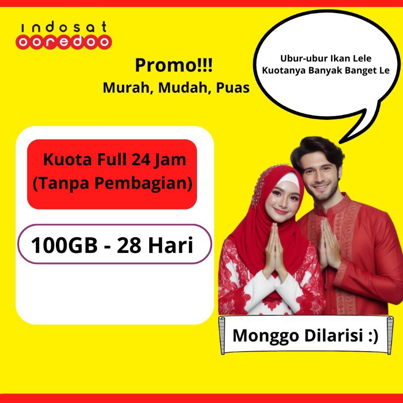 Kuota Indosat 100GB, Kuota Indosat Murah, Kuota Indosat 28 Hari, PaketData Indosat Murah, Paket Data