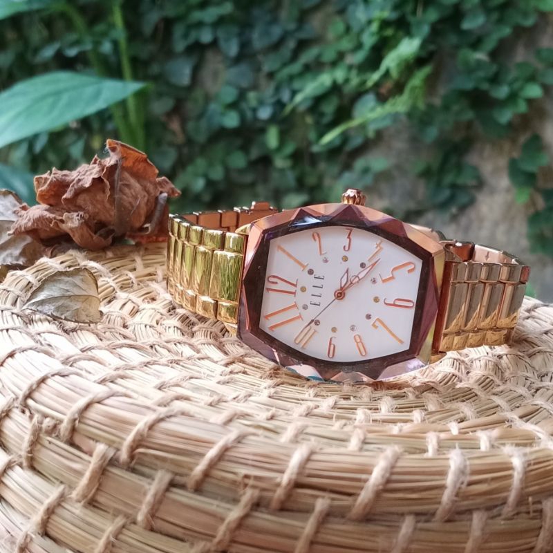Jam Tangan ELLE Rose Gold Preloved
