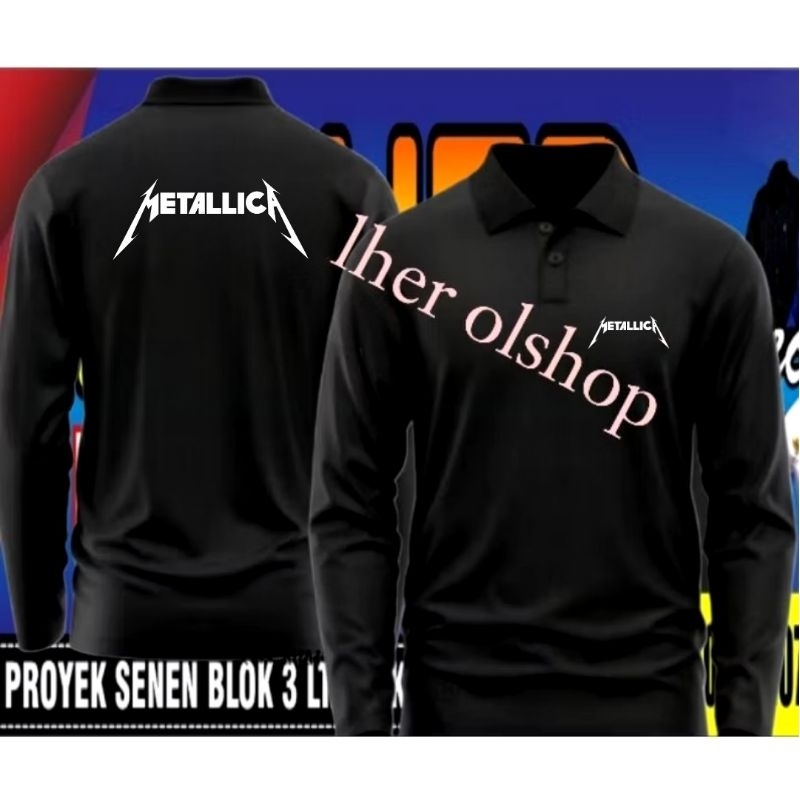 Kaos Metallica baju Metallica kaos kerah Metallica baju kerah Metallica kaos katun Metallica baju ka