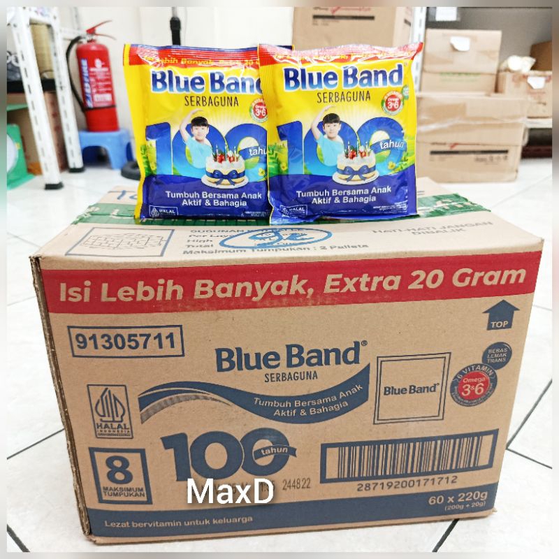 

Blue Band Serbaguna Sachet 200 gr× 60Pcs 1 Dus