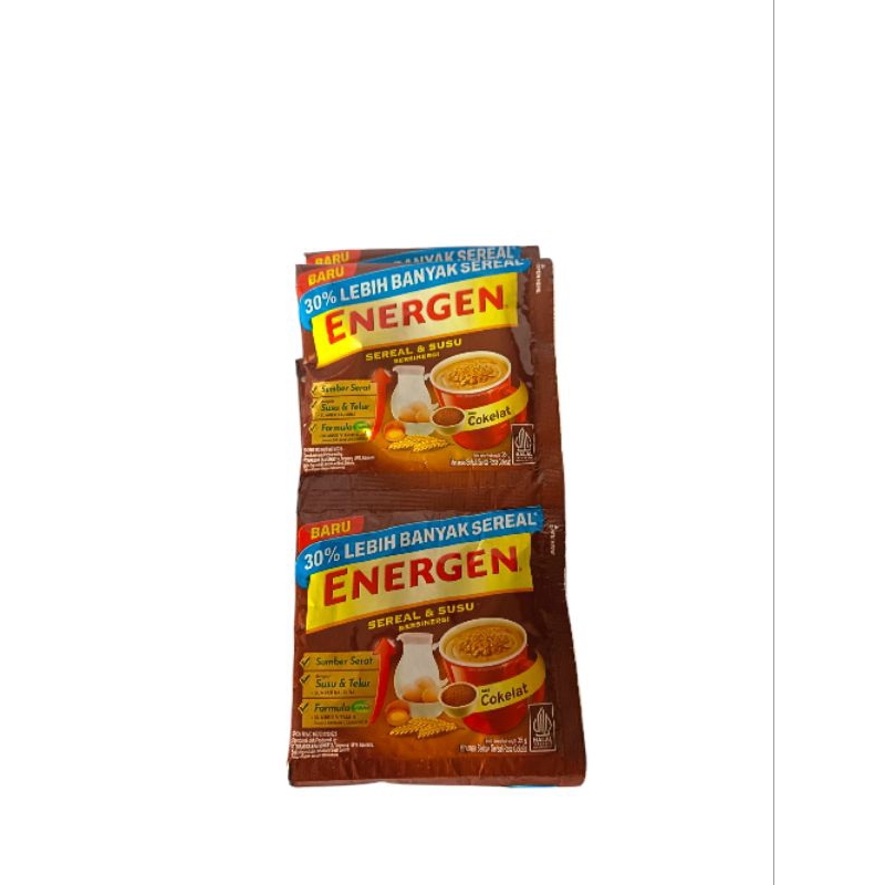 

minuman/susu Energen rasa coklat 1renteng isi (10pcs)