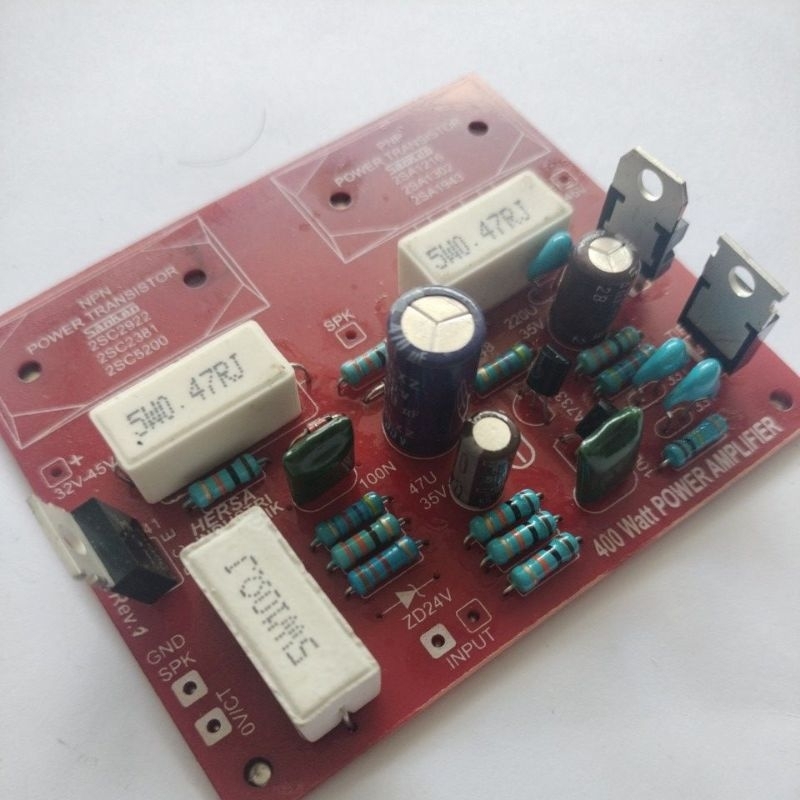 driver 400 Watt power amplifier sanken