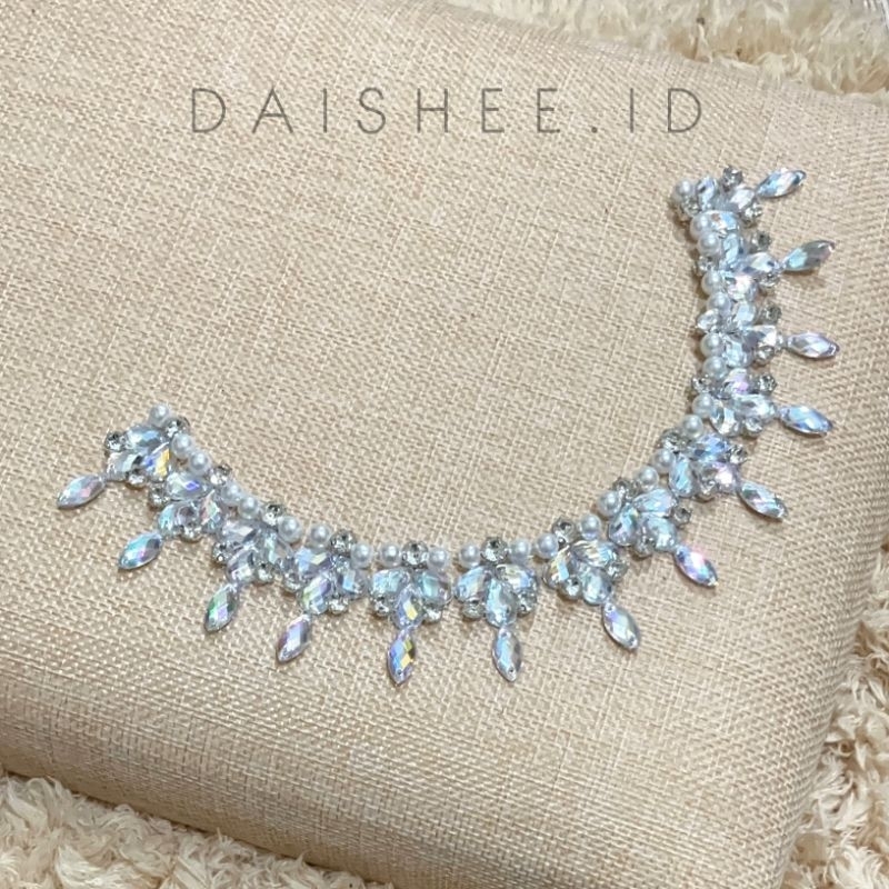 Payet Rangkai Leher Mewah 1PCS / Payet Premium Hiasan Kebaya Dress Baju