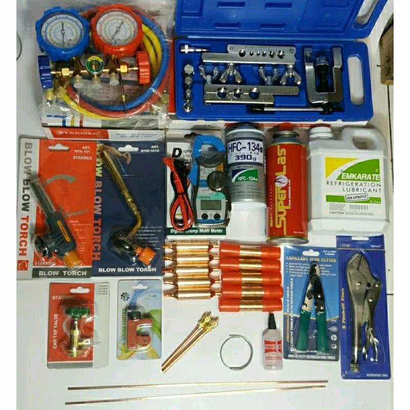 Paketan Las Kulkas Lengkap Freon R134