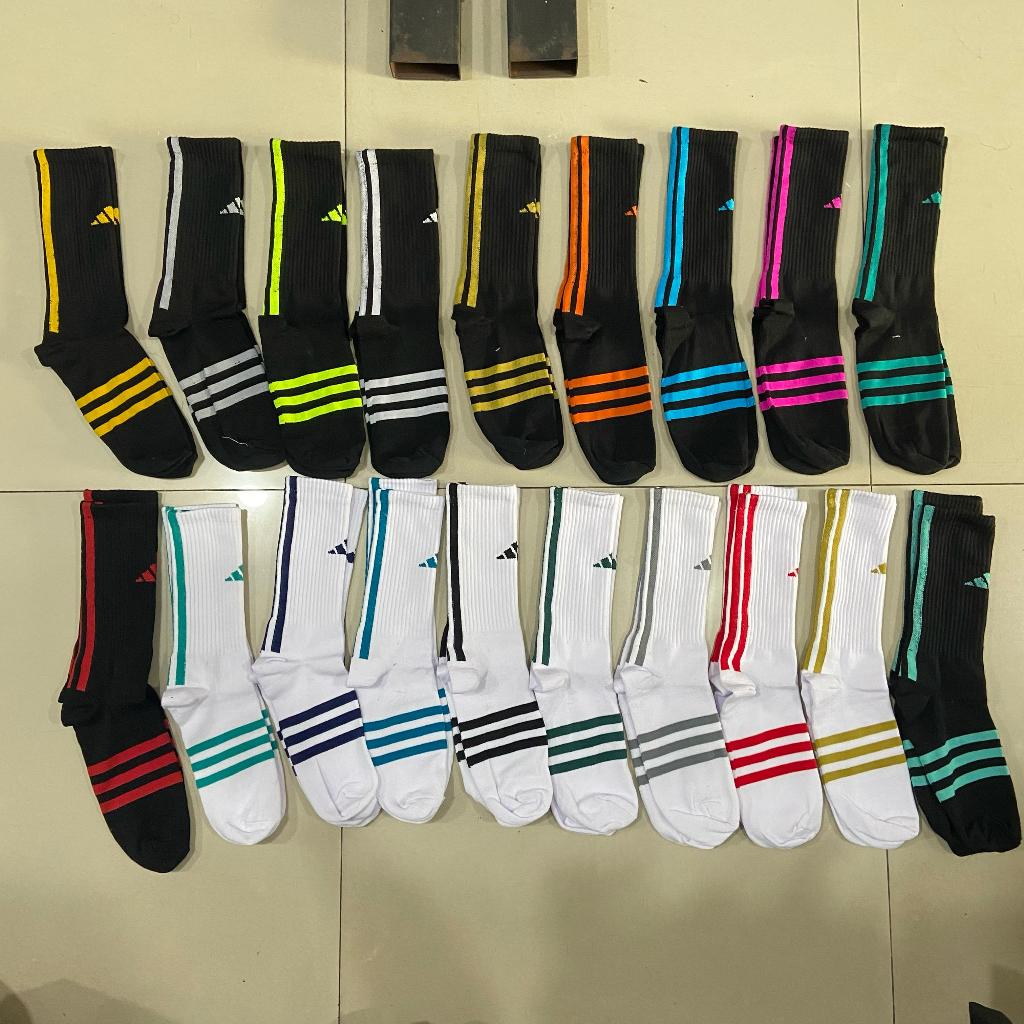 kaos kaki futsal adidas new half sebetis / kaos kaki futsal / kaos kaki bola pendek