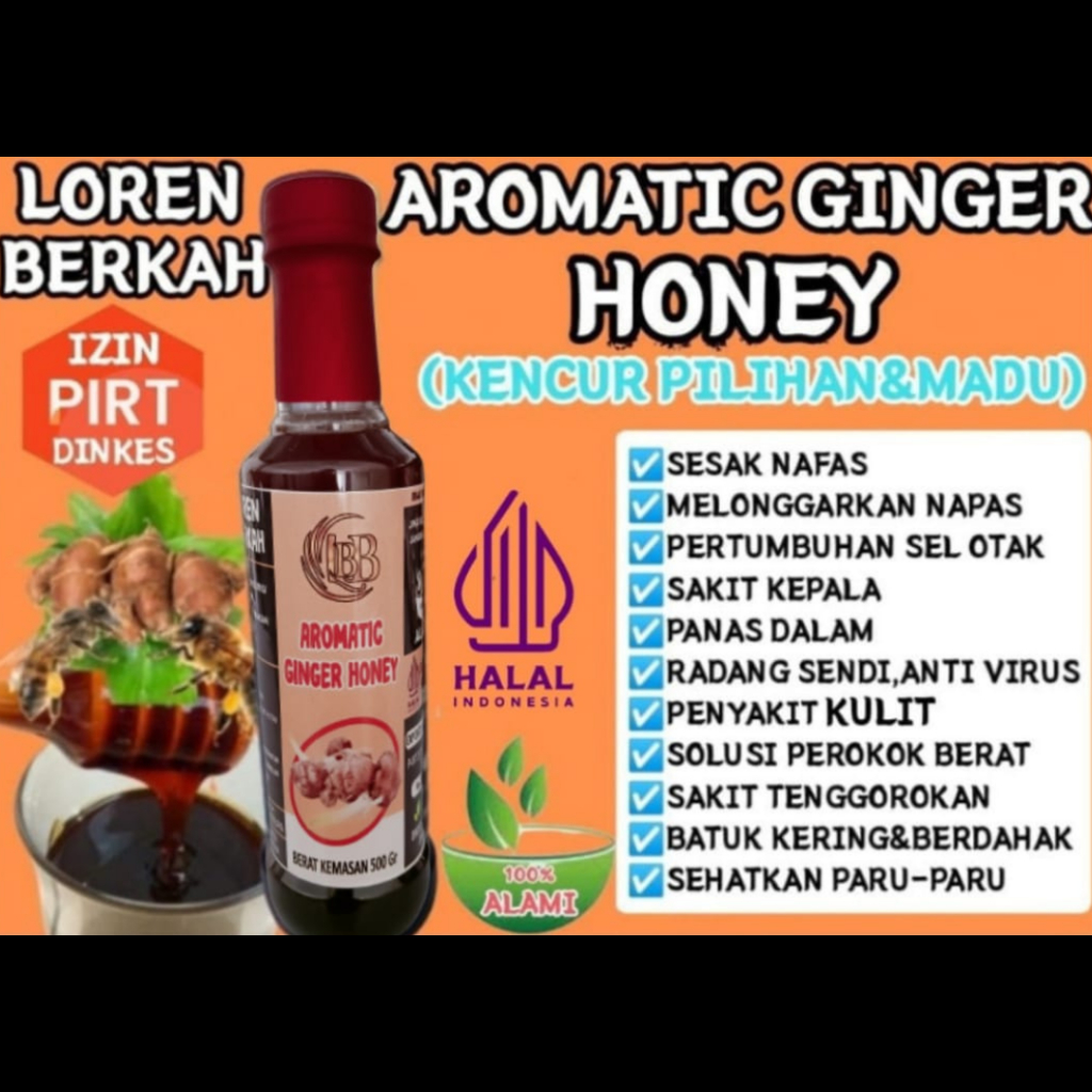 

AROMATIC GINGER HONEY KENCUR PILIHAN & MADU