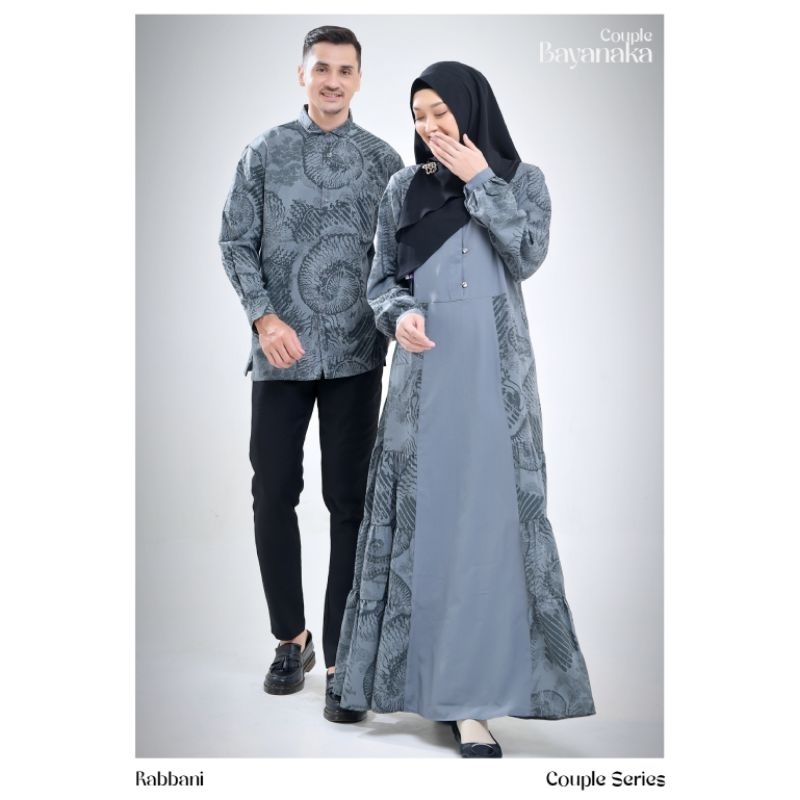 Rabbani- Dresslim Couple Bayanaka- Gamis Wanita Dewasa Rabbani