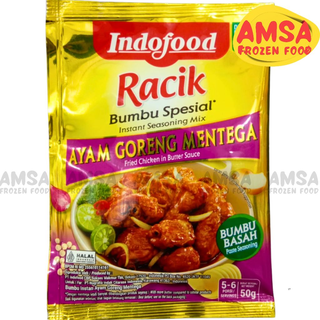 

Indofood Racik Bumbu Spesial Ayam Mentega 50gr
