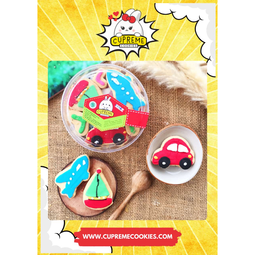 

.CUPREME COOKIES KUE KERING KARAKTER TRANSPORTATION ( SCP )