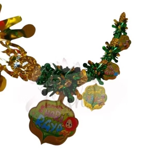 garlan idul fitri lebaran tarik / garlan idul fitri / dekorasi idul fitri