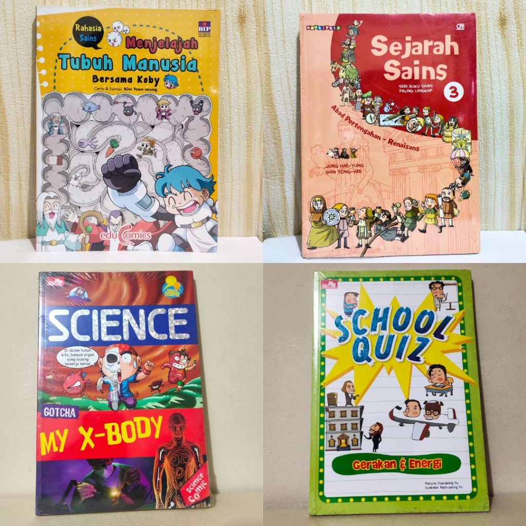 SALE KOMIK SAINS EDUKASI ANAK Banyak Judul Komik Korea