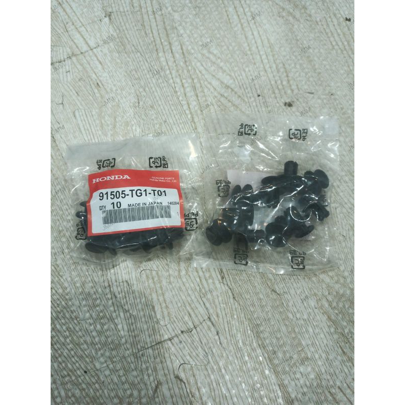 klip bemper kancing bemper asli honda universal brio mobilio brv 10pcs