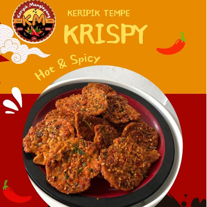 

250 Gram Keripik Tempe Jendral Varian Rasa Pedas Daun Jeruk