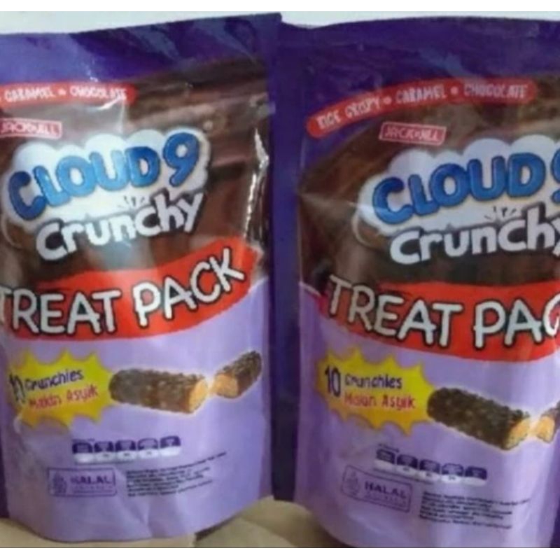 

Jack & Jill Cloud 9 Crispy Snack Coklat Bar Cruncy Isi 10pcsTreatPack