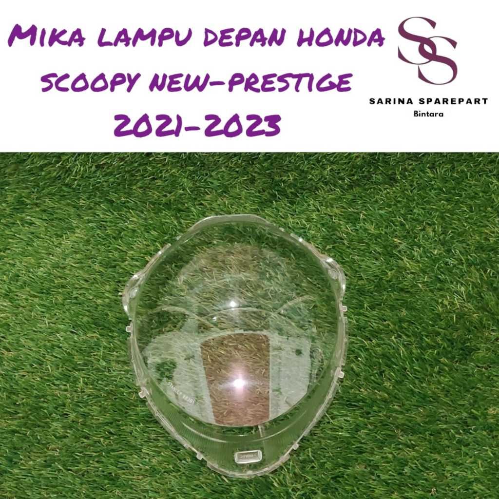 Mika Lampu Depan Honda Scoopy ESP New 2021-2023 Mika Kaca Lampu Depan Scoopy Prestige Original