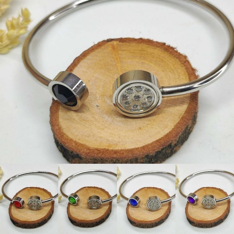 GELANG QUANTUM PENDANT BIO ENERGI MODEL BULAT MUTIARA WARNA KESEHATAN - PENDANT