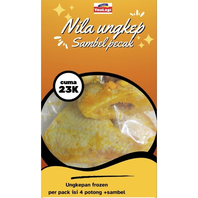 

Nila ungkep goreng kuning sambel pecak