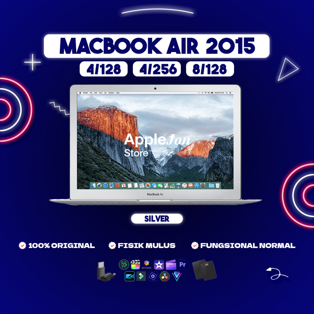 MACBOOK AIR 2015 SECOND 13” RAM 4/8 INTERNAL 128/256 GB