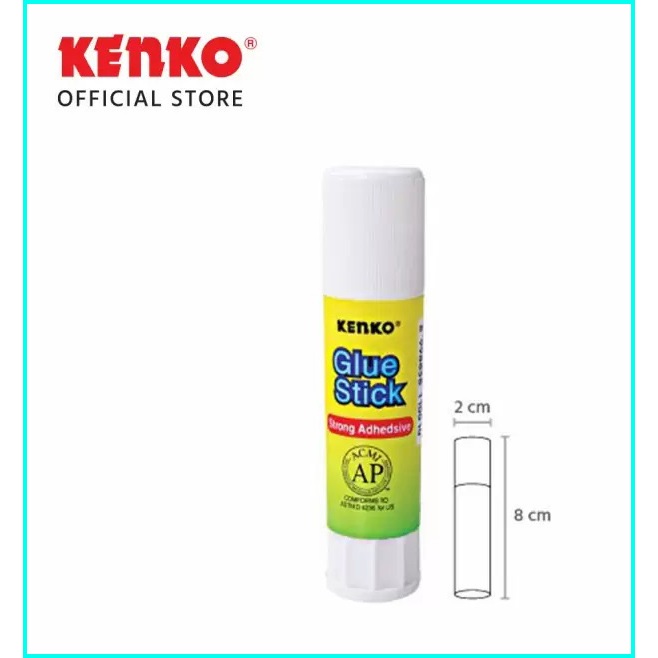 

(1 PCS) Glue Stick Kenko Kecil 8 gr / Lem Stik Kertas Putar Murah