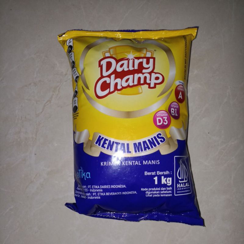 

SKM DAIRY CHAMP (KEMASAN KALENG & KEMASAN BANTAL)