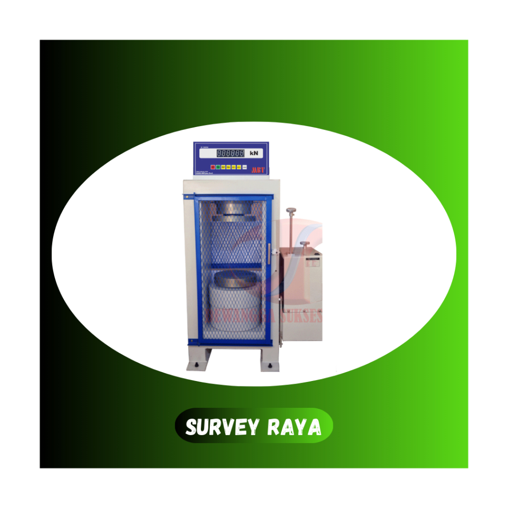 Pengukur Compression Machine 2000kg (Alat Uji Kuat Tekan Beton Digital)