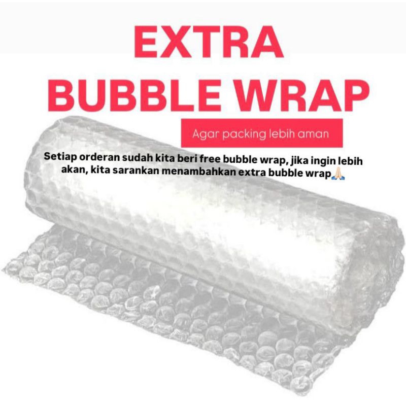 

Extra BUBBLE WRAP Plastik buble safety