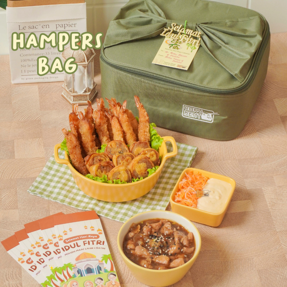 

Hampers Ramadan Bag Roku Bento - Parcel Lebaran Idul Fitri Frozen Food Nugget