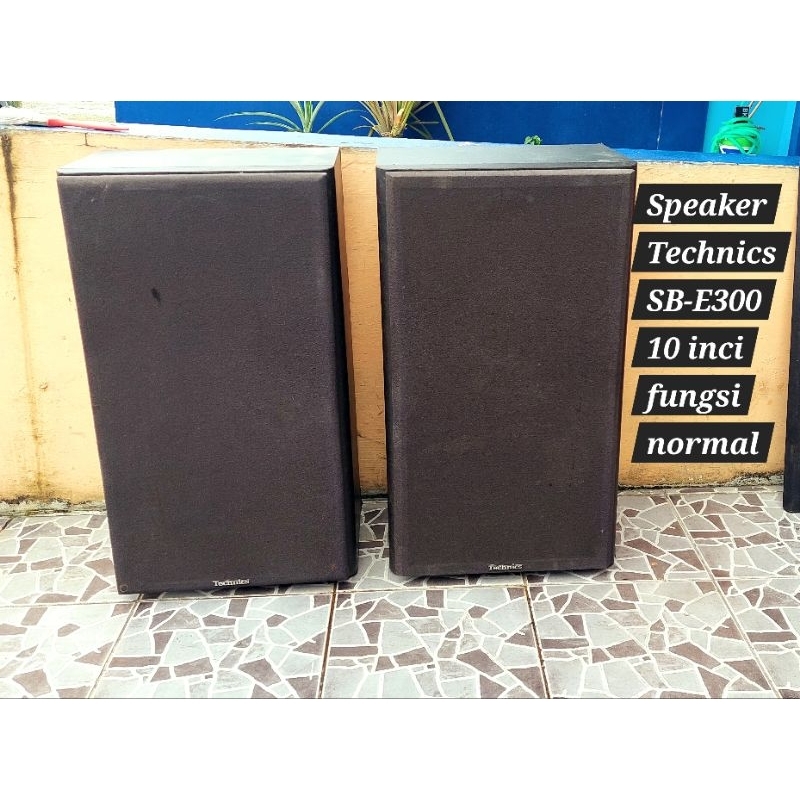 Speaker Technics ,sudah terkenal dengan treble tajam suara vokal jernih bass nendang SB-E30010 inciB