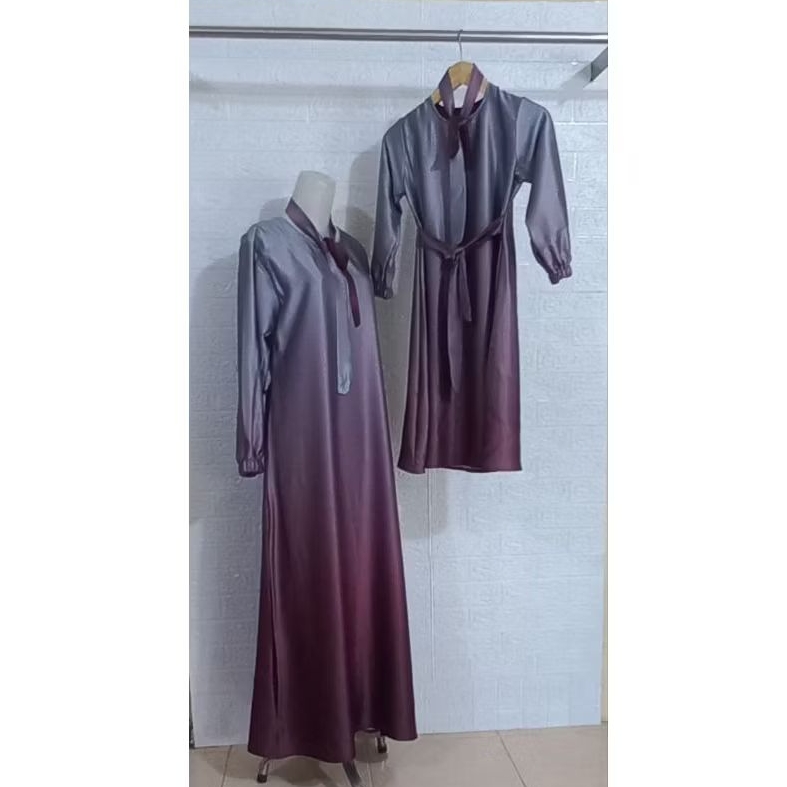 Gamis Arnany Brown Dior Silk Premium Jumbo Ld 130 Maxi Dress Mewah  Baju Lebaran Terbaru 2025 Warna 