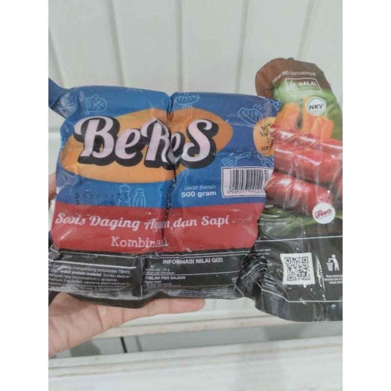 

Fiva Beres Sosis Sapi Merah Kombinasi uk 500gr
