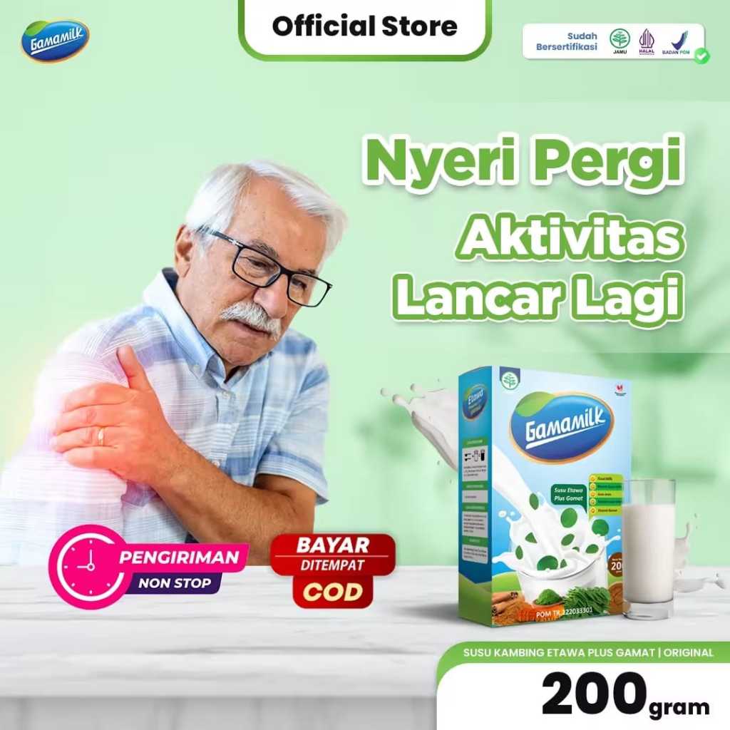 

GAMAMILK - 1 Box Susu Etawa Dengan Ekstrak Gamat dan Daun Kelor