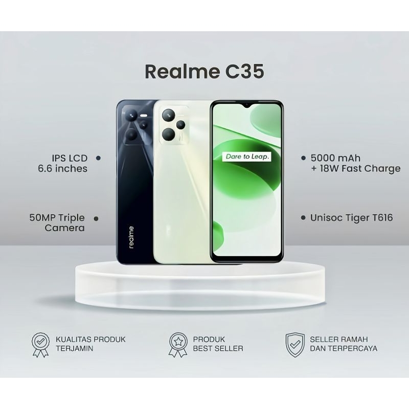 HP REALME C35 Ram 4/64 GB GARANSI RESMI