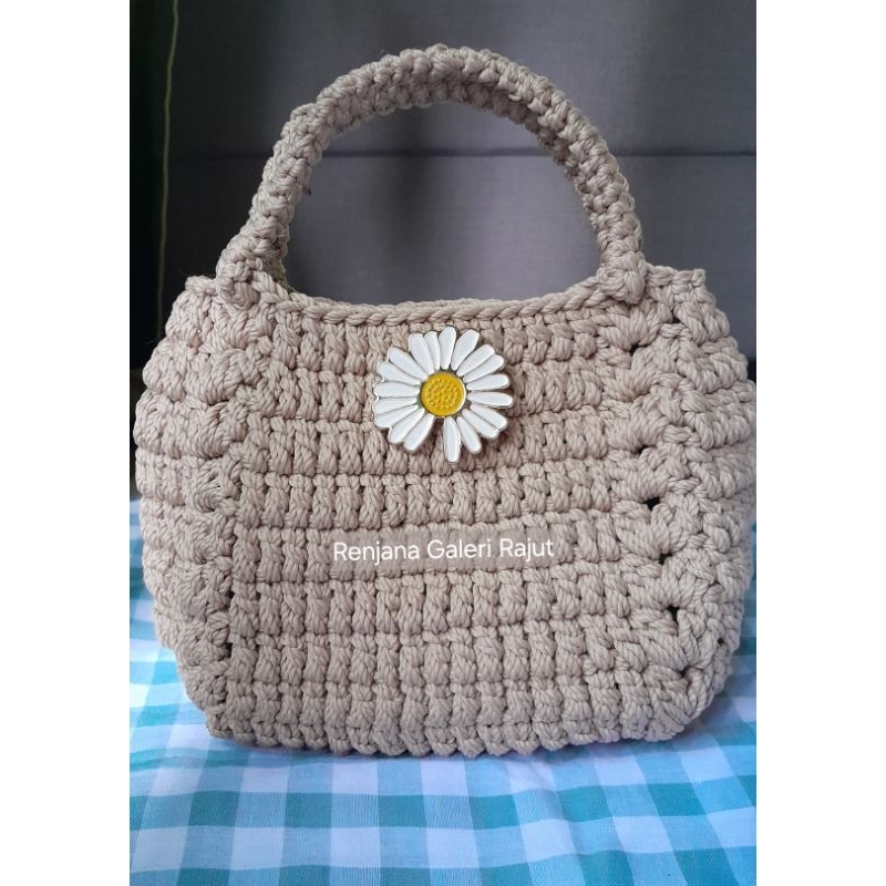 Tas rajut korean slingbag wanita || handbag korean rajut