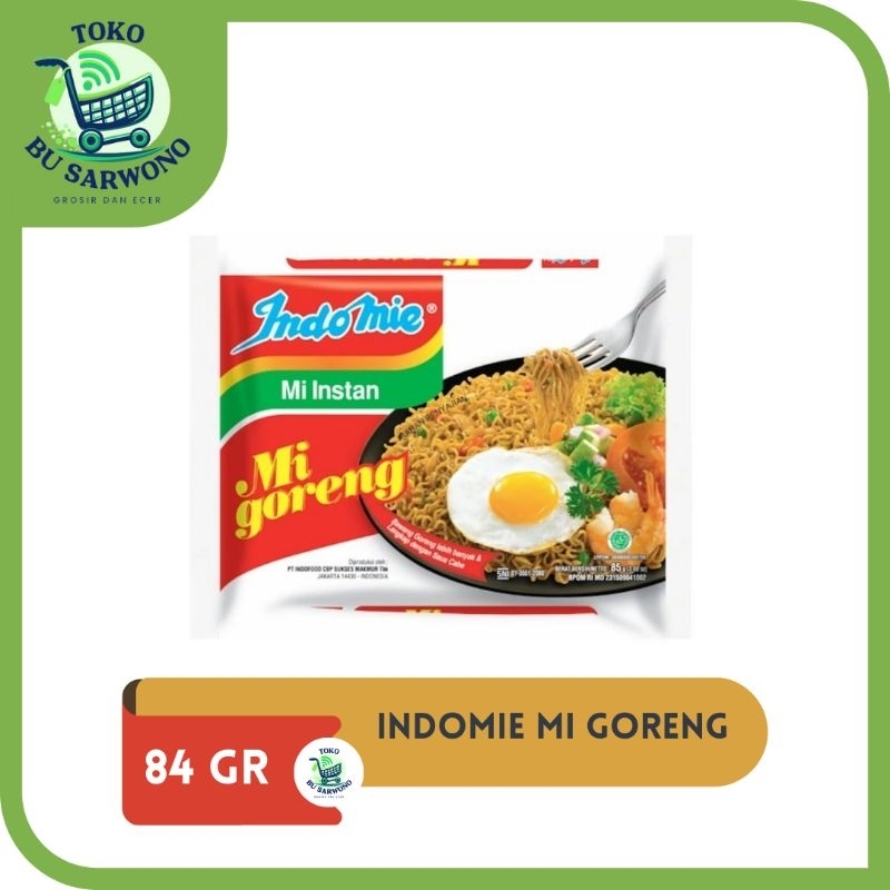 

INDOMIE GORENG INSTAN 84 GRAM SATUAN