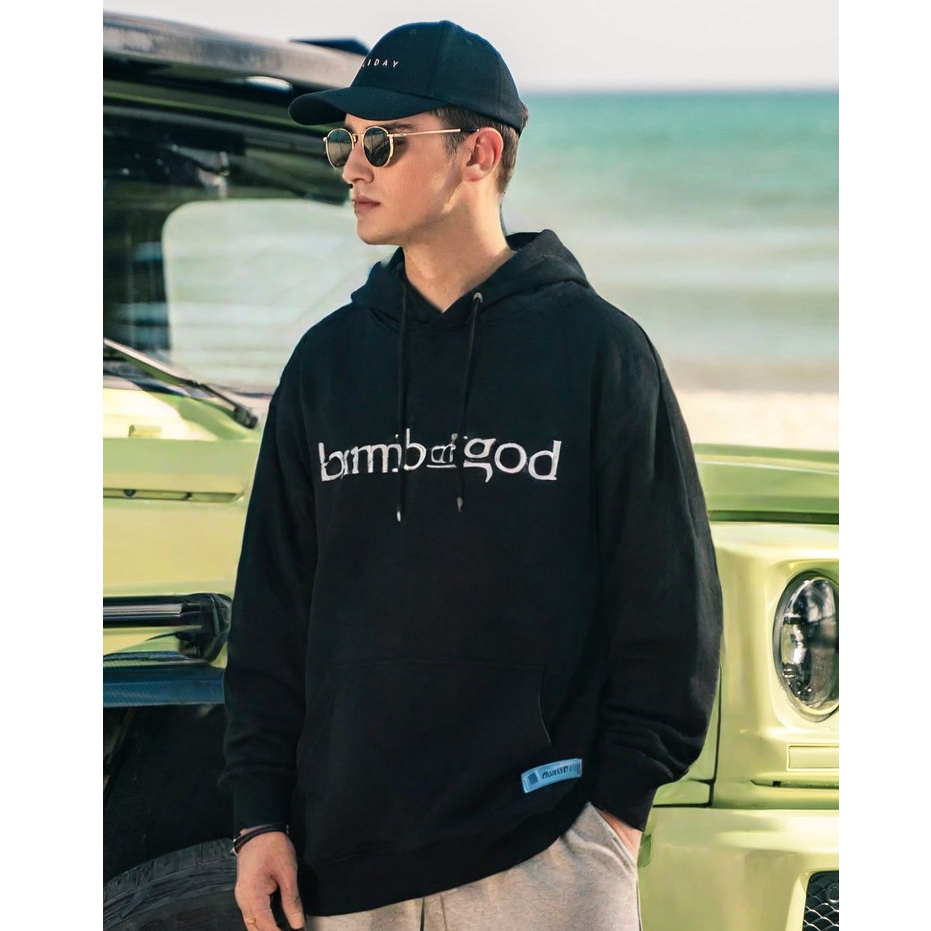 SEFA STYLE - Hoodie LAMB OF GOD Basic Pullover Black Lengan Panjang Unisex