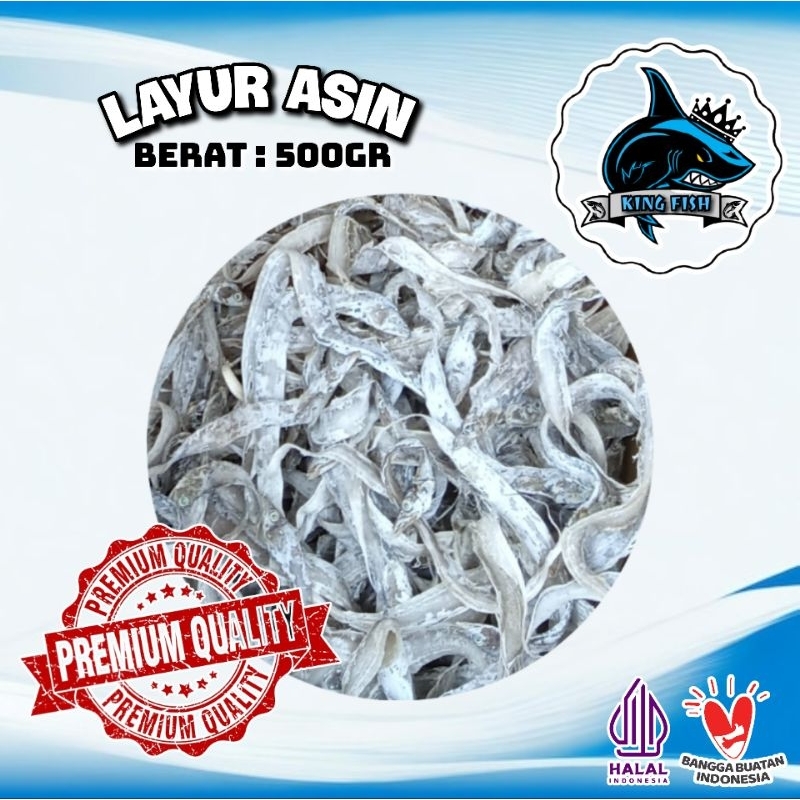 

500GR IKAN ASIN LAYUR MURAH BERKUALITAS DAN BERSIH
