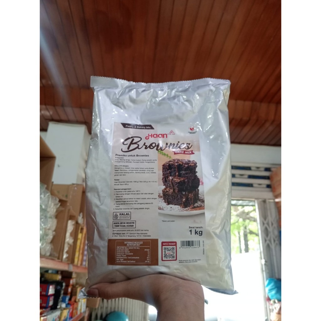 

Brownies Premix Haan / Tepung Premix Brownies Haan / Haan Brownies - 1 Kg