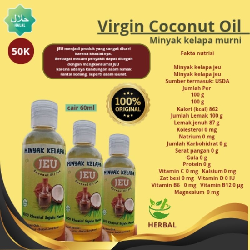 

virgin coconut oil minyak kelapa murni