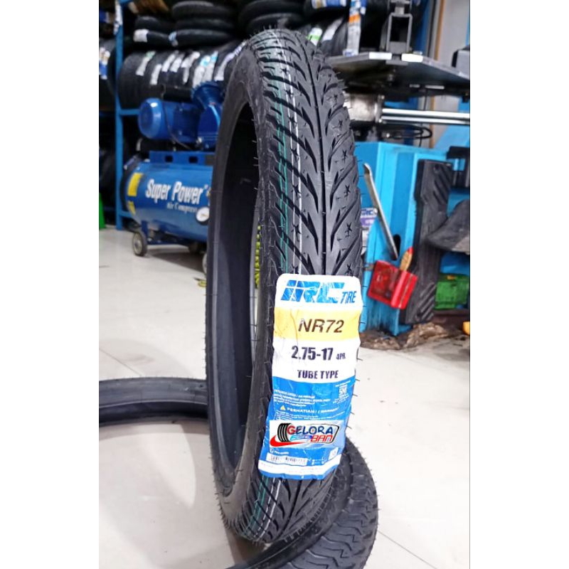 Ban Irc Nr72 275-17 Tubetype / Bukan Tubeless ban montor Supra Revo Vega Jupiter smash Shogun Vixion