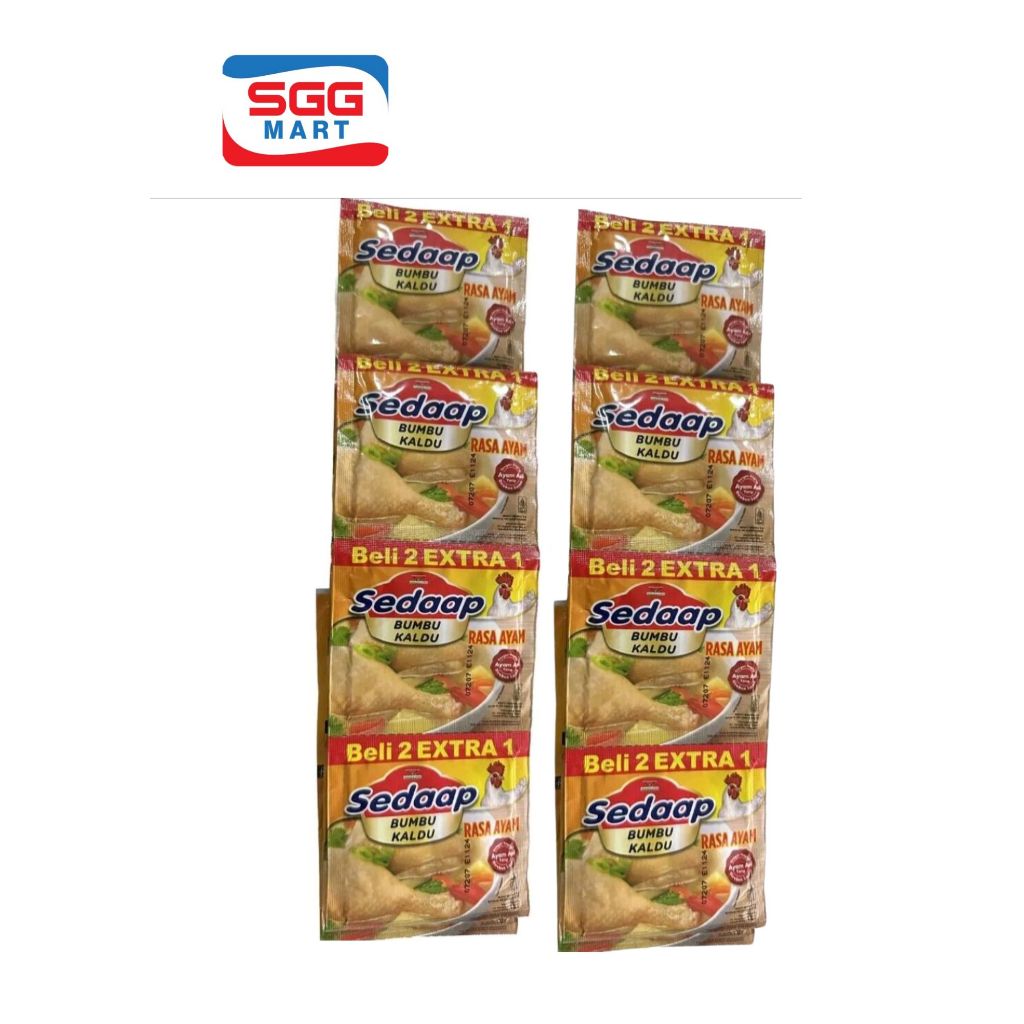 

Sedap Bumbu Kaldu Ayam 9gr x 18sch [1 renteng]